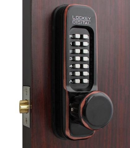 LockeyUSA 1600 Mechanical Keyless Heavy Duty Knob Lock