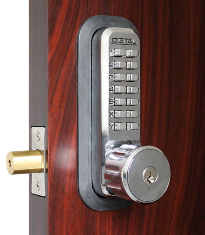 LockeuUSA 2210 Key Override Mechanical Keyless Combination Deadbolt Lock