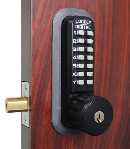 LockeuUSA 2210 Key Override Mechanical Keyless Combination Deadbolt Lock