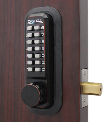 LockeyUSA 2210 Double Sided Mechanical Keyless Combination Deadbolt Lock