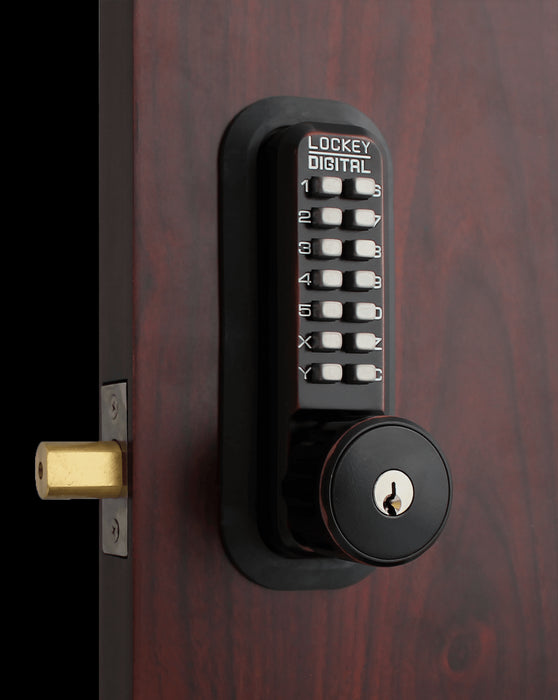 LockeyUSA 2210DC Key Override Mechanical Keyless Combination Deadbolt Lock
