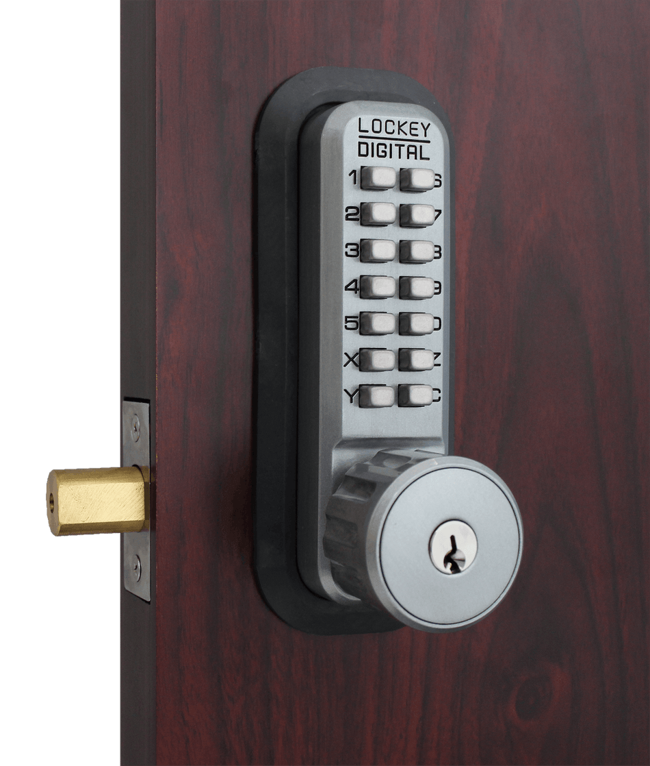 LockeuUSA 2210 Key Override Mechanical Keyless Combination Deadbolt Lock