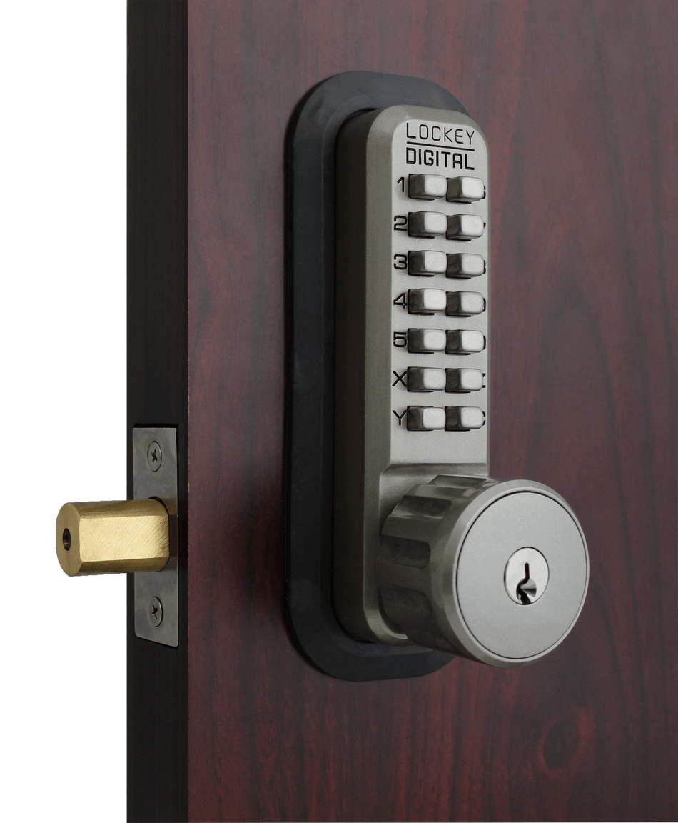 LockeuUSA 2210 Key Override Mechanical Keyless Combination Deadbolt Lock