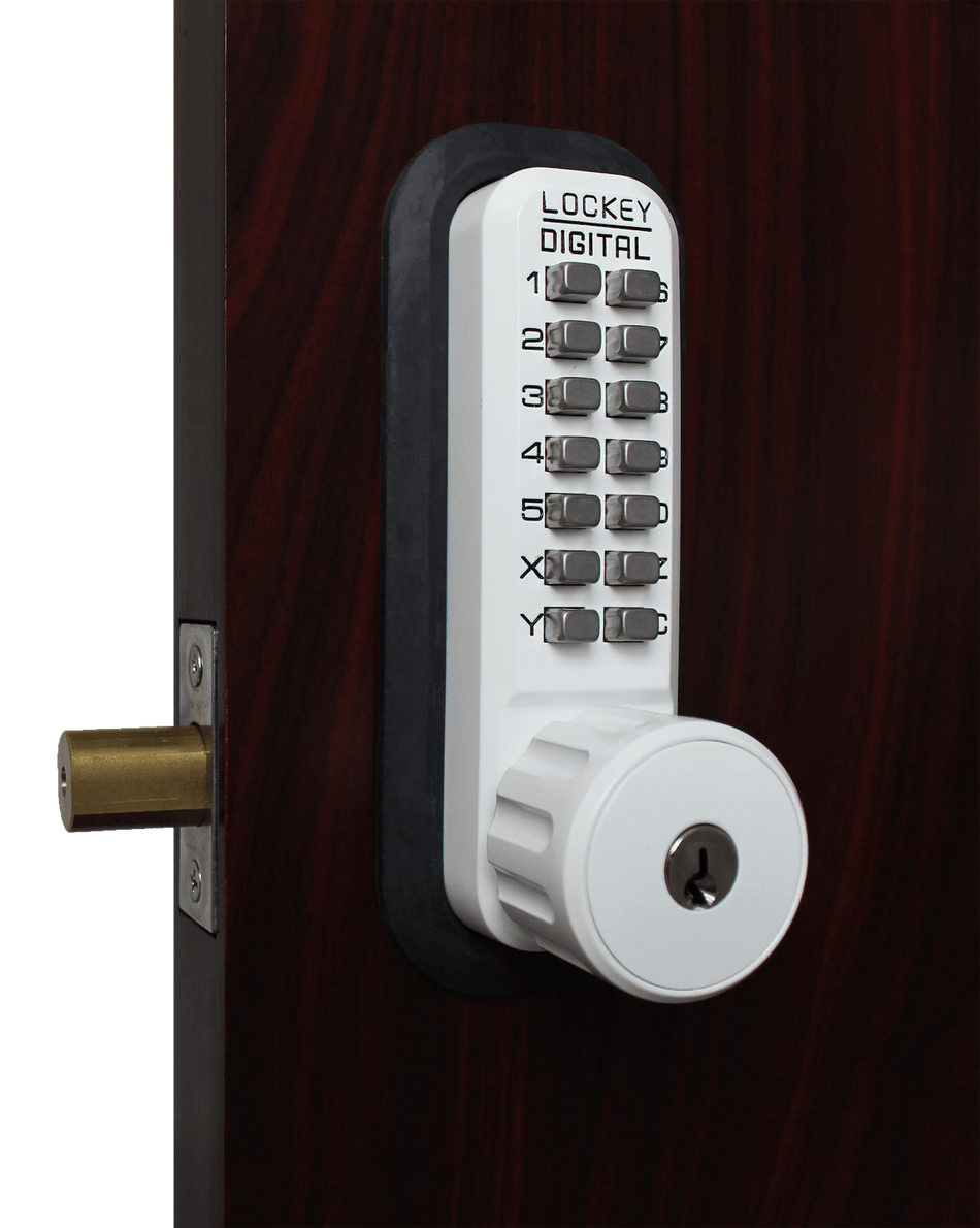 LockeuUSA 2210 Key Override Mechanical Keyless Combination Deadbolt Lock