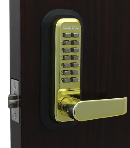 LockeyUSA 2835 Mechanical Keyless Lever Lock with Passage