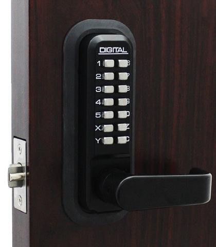 LockeyUSA 2835 Mechanical Keyless Lever Lock with Passage