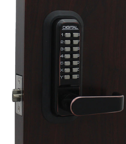 LockeyUSA 2835 Mechanical Keyless Lever Lock with Passage