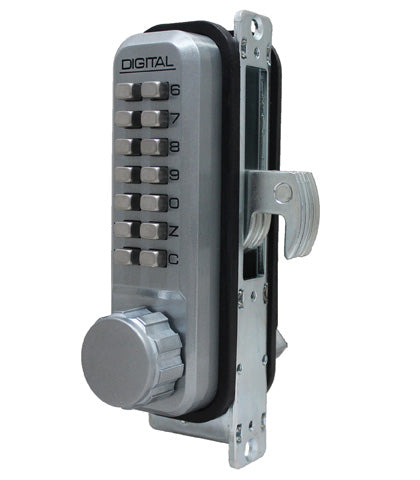 LockeyUSA 2950 Double Combination Narrow Stile Hook Bolt Lock