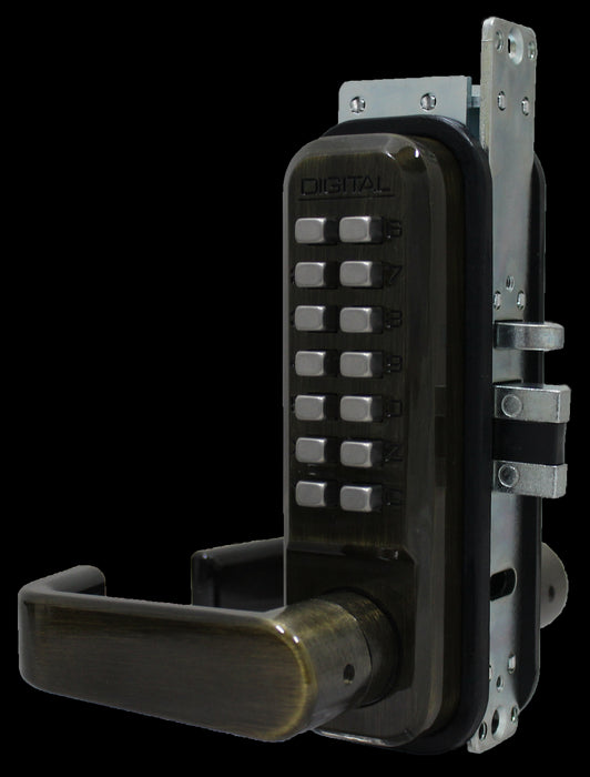 LockeyUSA 2985 Narrow Stile Lever Lock