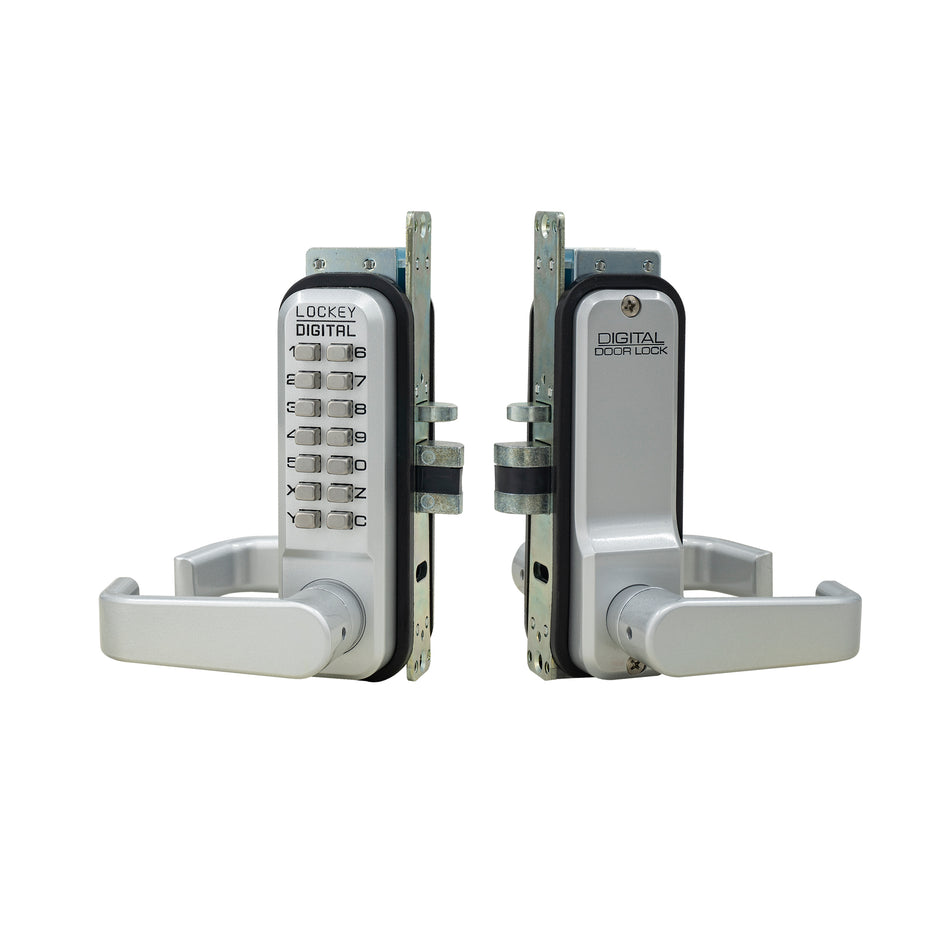 LockeyUSA 2985 Narrow Stile Lever Lock