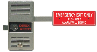 Detex ECL-230D Alarmed Deadbolt Panic Device - Barzellock.com
