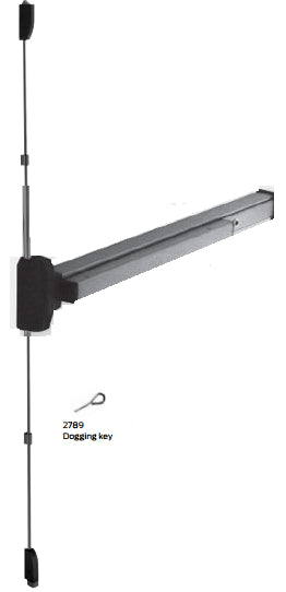 Falcon 19-V EO Reversible Vertical Rod Exit Device With Fire Option - Barzellock.com