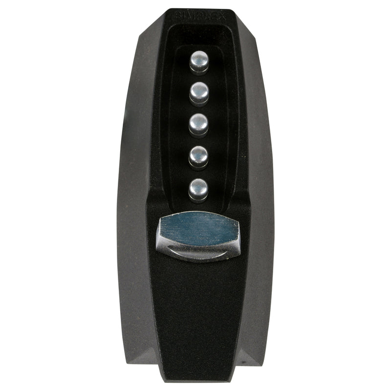 Kaba Simplex 7108-19-41 Black Pushbutton Lock Shabbos Lock 