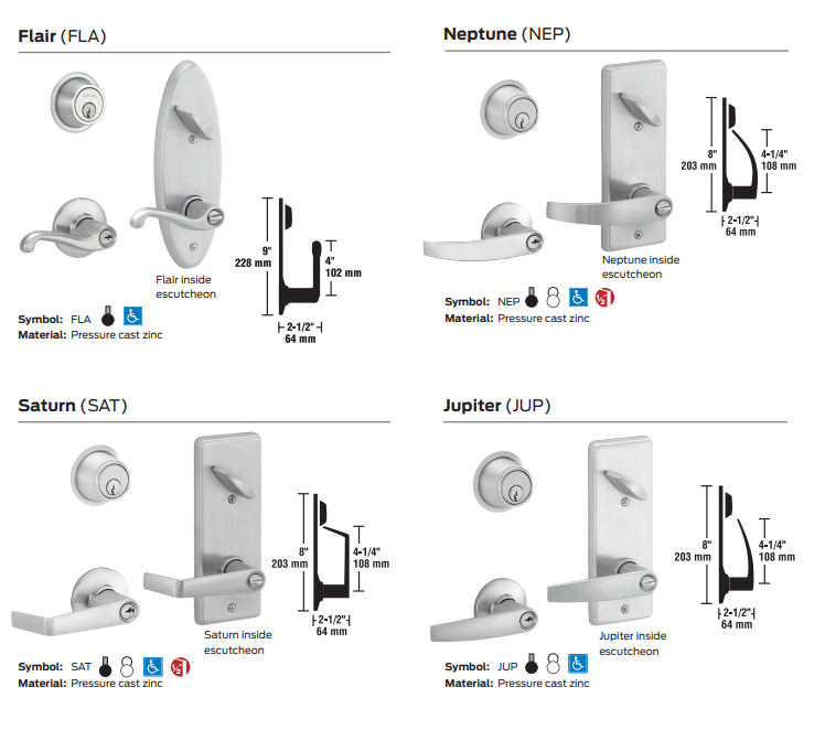 Schlage S210PD Interconnected Lock – US Lock Supply