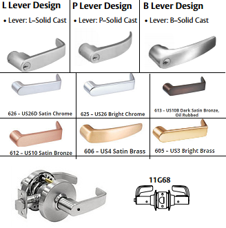 Sargent T-Zone 11G68 Hospital Privacy Lever Lock - Barzellock.com
