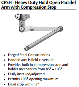 Sargent 281 Powerglide Cast Iron Door Closer - Barzellock.com