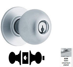 Schlage A30D Patio Orbit Knob Lock A Series - Barzellock.com