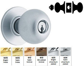 Schlage A80 Storeroom Orbit Knob Lock A Series —