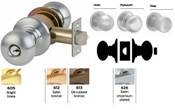 Schlage D40S Bath/Bedroom Privacy Knob Lock D Series - Barzellock.com