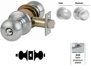 Schlage D44S Hospital Privacy Knob Lock D Series - Barzellock.com