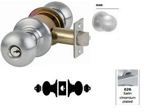 Schlage D60PD Vestibule Knob Lock D Series - Barzellock.com