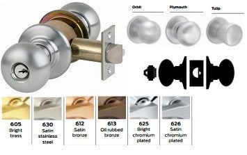 Schlage D80PD Storeroom Knob Lock D Series - Barzellock.com