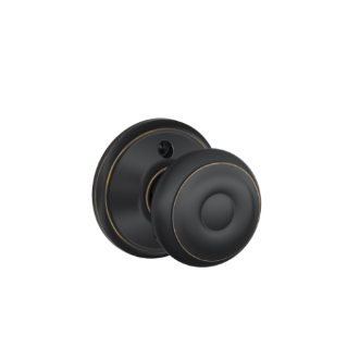 Schlage Georgian Knob F Series Passage, Privacy, Entrance, Dummy - Barzellock.com