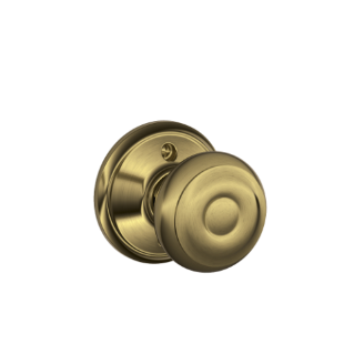 Schlage Georgian Knob F Series Passage, Privacy, Entrance, Dummy - Barzellock.com