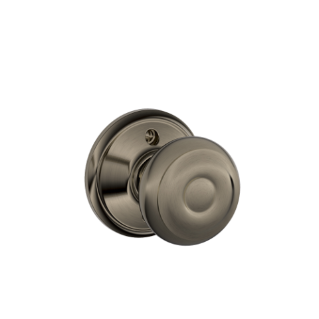 Schlage Georgian Knob F Series Passage, Privacy, Entrance, Dummy - Barzellock.com