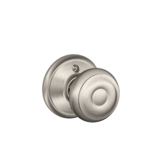 Schlage Georgian Knob F Series Passage, Privacy, Entrance, Dummy - Barzellock.com
