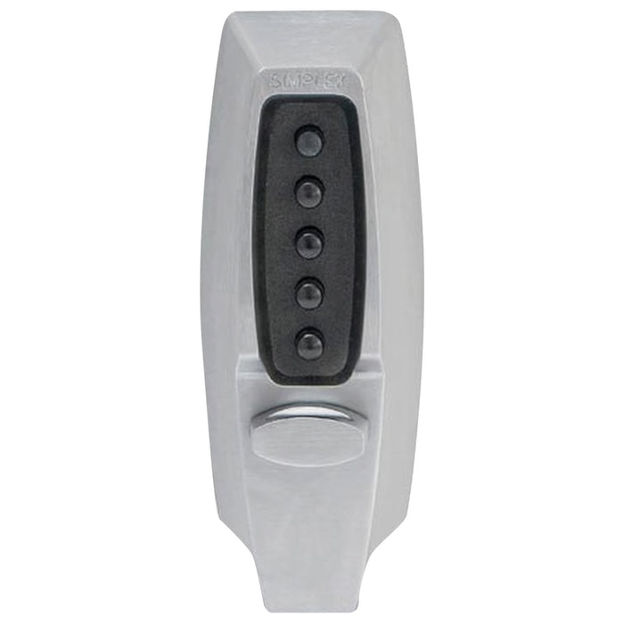Kaba Simplex 7108-26D-41 Satin Chrome Pushbutton Lock Shabbos Lock 