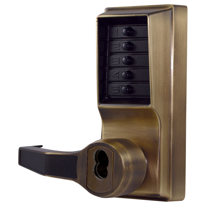 Kaba Simplex LL1021M26D Left Hand Pushbutton Lever Lock Key Override